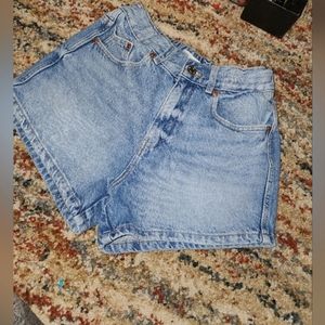 Zara girls jean shorts